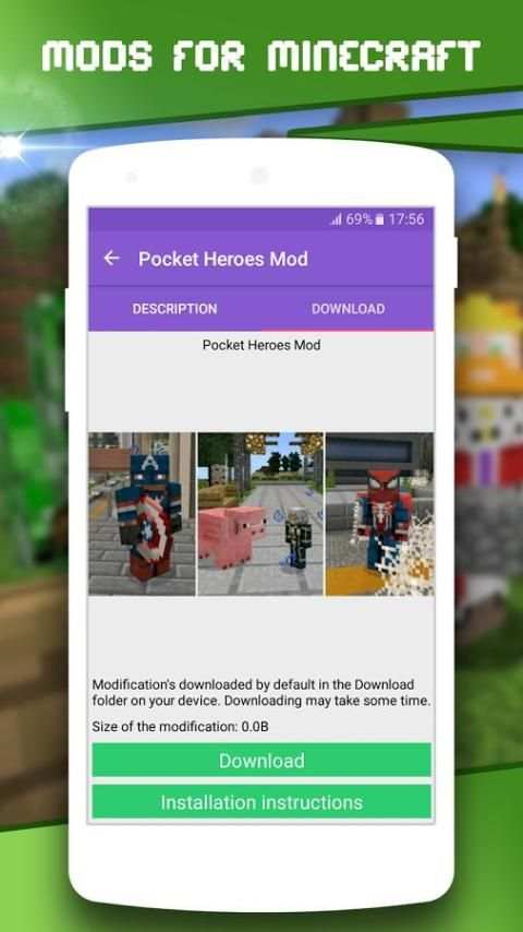 Mods for Minecraft PE screenshot 1