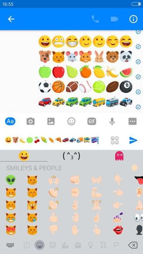 Emoji Keyboard for Facebook screenshot 1