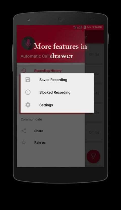 Automatic Call Recorder स्क्रीनशॉट 1