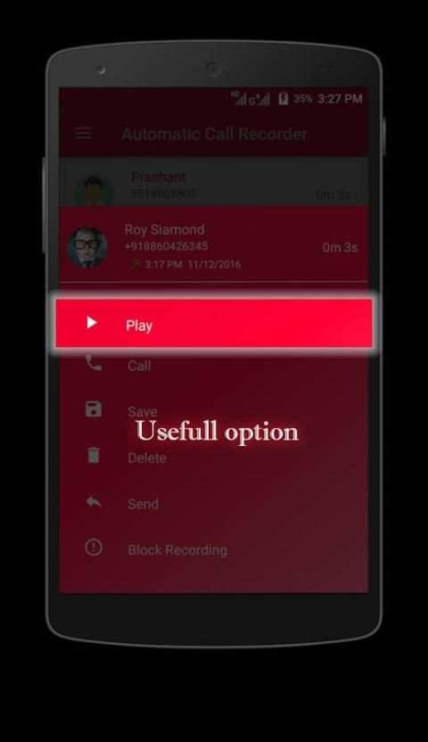 Automatic Call Recorder स्क्रीनशॉट 5