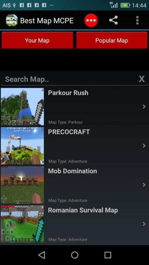Best Maps for Minecraft PE 5 تصوير الشاشة