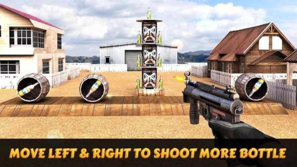 Sniper 3D Bottle Shooting screenshot 2