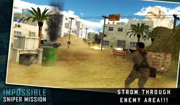 Impossible Sniper Mission 3D स्क्रीनशॉट 3