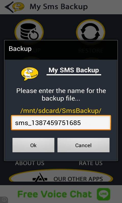 My SMS Backup screenshot 1
