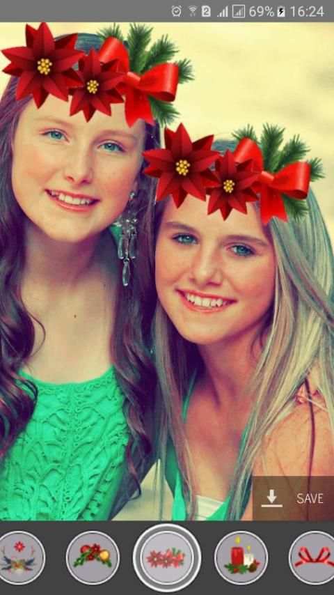 Christmas snapchat like filter 5 تصوير الشاشة
