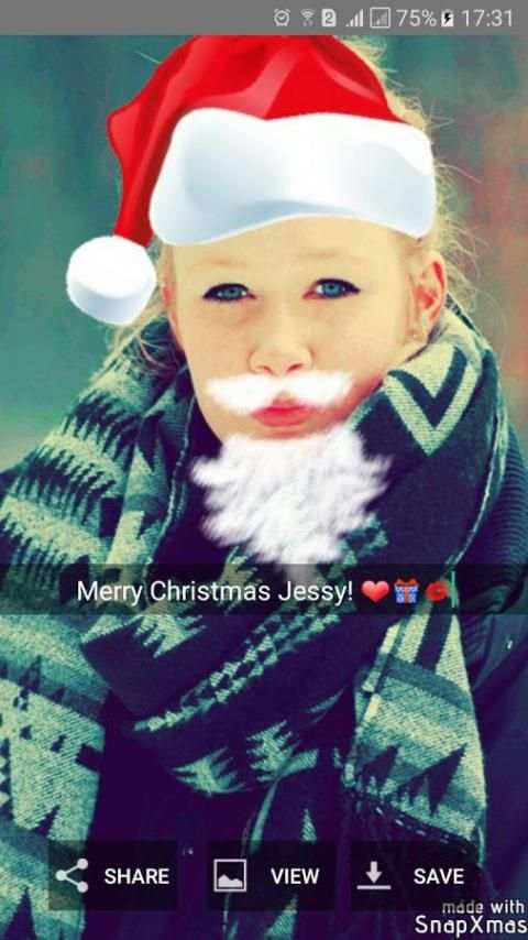 Christmas snapchat like filter 2 تصوير الشاشة