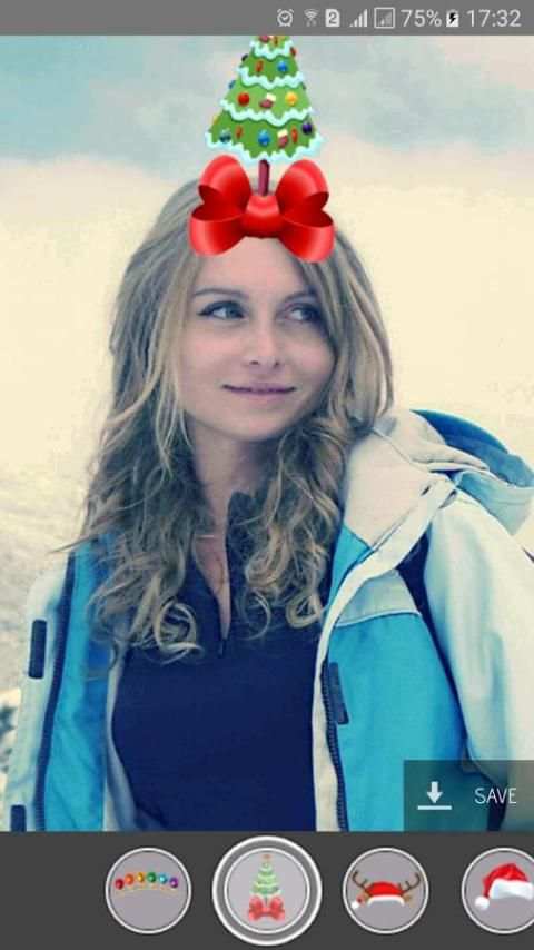 Christmas snapchat like filter 1 تصوير الشاشة