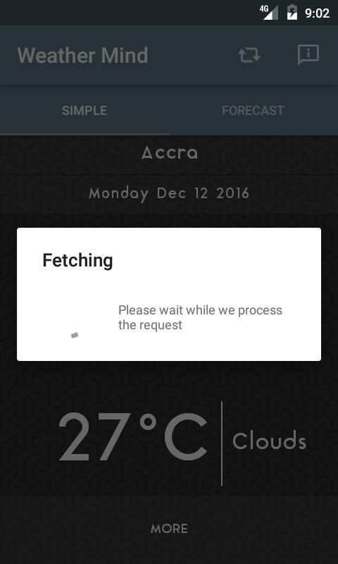 WeatherMind screenshot 1