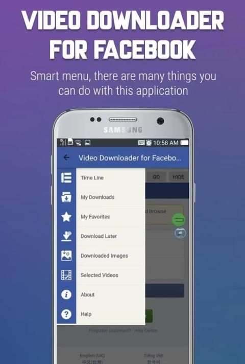Video Downloader for Facebook screenshot 1