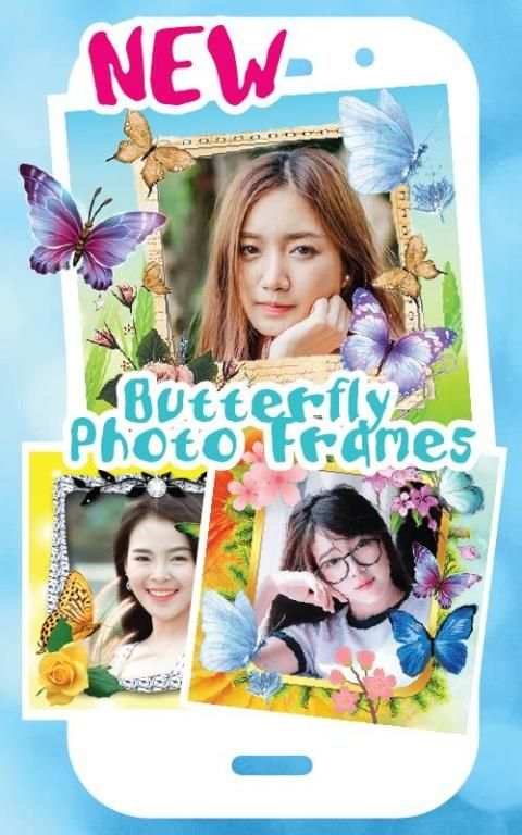 Butterfly Photo Frames скриншот 2