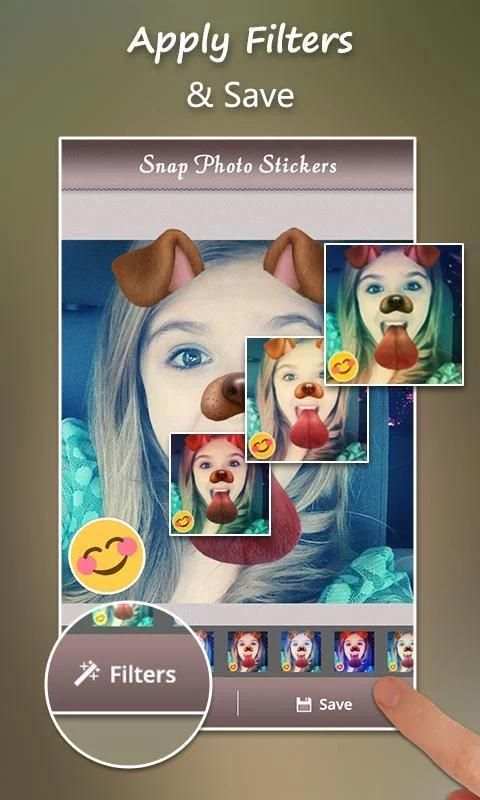 Snap Photo Stickers स्क्रीनशॉट 2