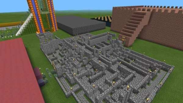 Mega maze map for Minecraft PE screenshot 2