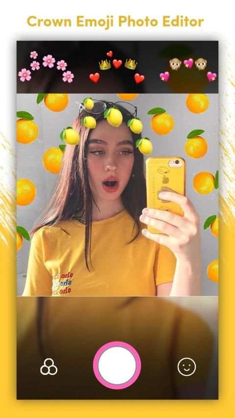 Crown Heart Emoji Photo Editor screenshot 3