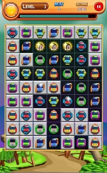 Match 3 Tayo Bus Game screenshot 3