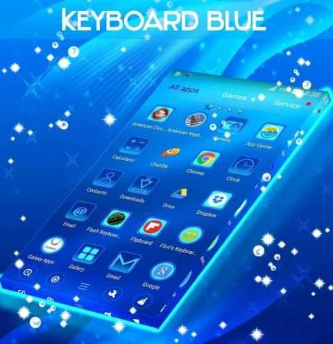 Blue Theme screenshot 4