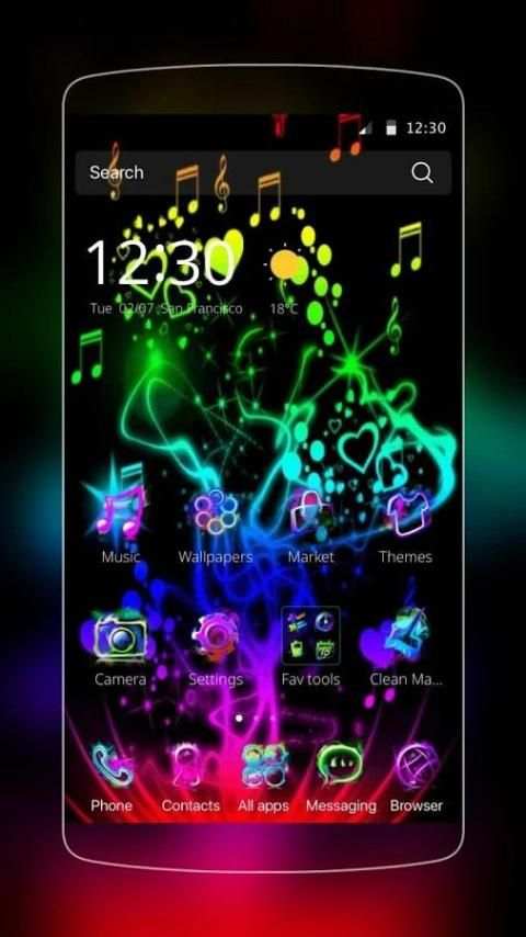 Love With Music Theme screenshot 3