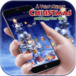 С Рождеством Christmas Тема иконка