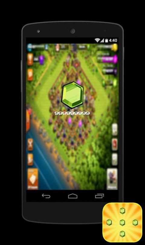 hack gems clash prank скриншот 2