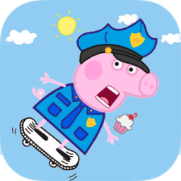 Pepy Police Skate Racer Pig आइकन