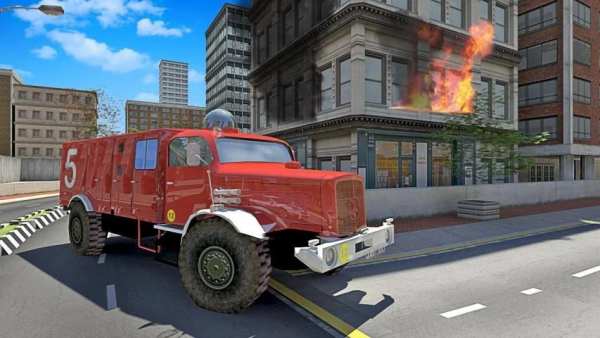 Fire Truck Simulator 2019 स्क्रीनशॉट 3