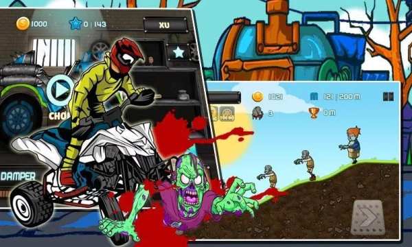 Dua Xe Zombie - Zombie Racing 1 تصوير الشاشة