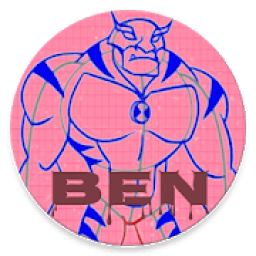 ikon Bagaimana menggambar karakter Ben Ten Alians