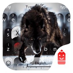 Wolf Theme &amp; Emoji Keyboard आइकन