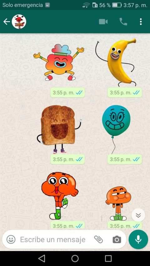 Cartoons Stickers Gumball WhatsApp-WAStickerApps screenshot 3