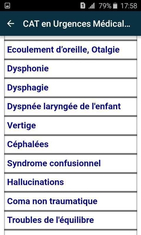 CAT En Urgences Médicales screenshot 4