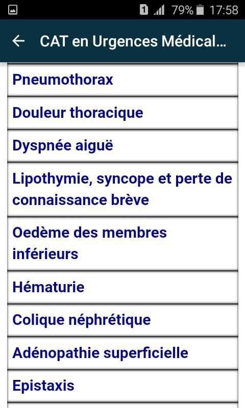 CAT En Urgences Médicales screenshot 5