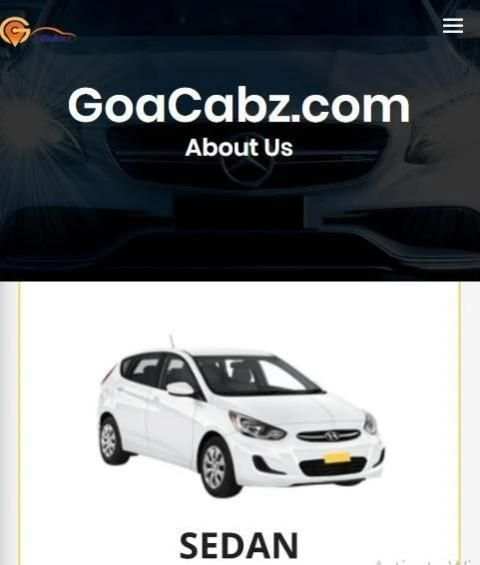 Goa Cab, Taxi and Car Rent Services स्क्रीनशॉट 1