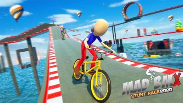 Mad BMX Stunts Race 2020 स्क्रीनशॉट 5