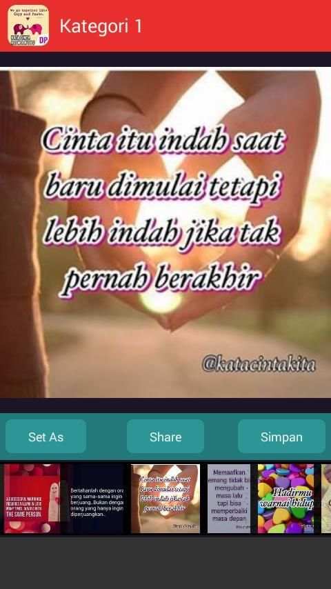 Kata Kata Cinta Romantis screenshot 1
