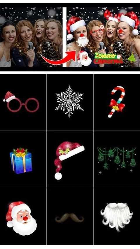 FREE-ZCAMERA CHRISTMAS STICKER скриншот 1