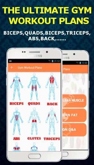 Gym Workout Plans скриншот 3