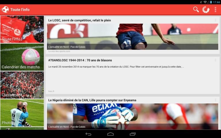 Foot Info Lille screenshot 14