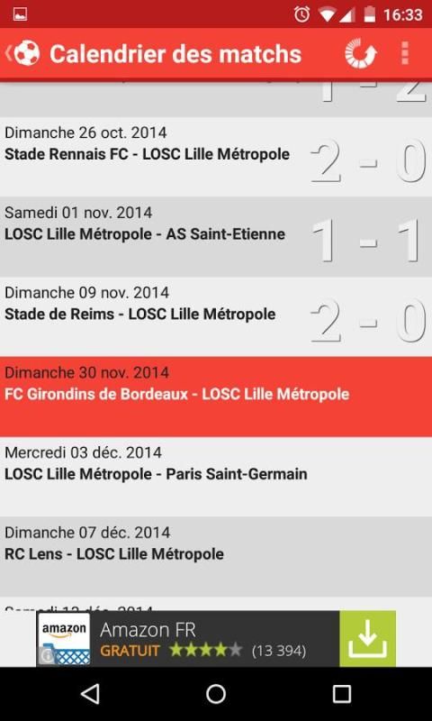 Foot Info Lille скриншот 20