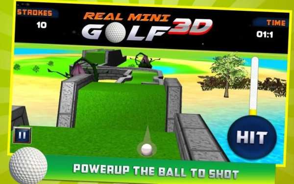 3D Mini Golf nyata screenshot 3