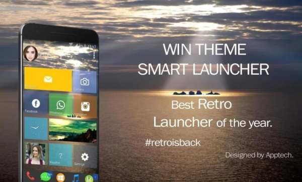 Win Tema Cerdas Launcher screenshot 1