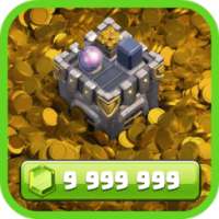 Gems and Gold for COC Prank