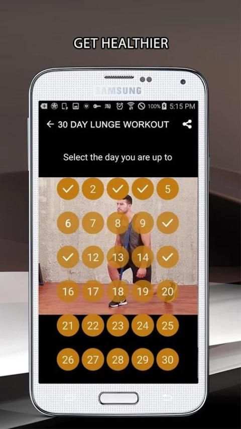 30 Day Lunge Challenge screenshot 4