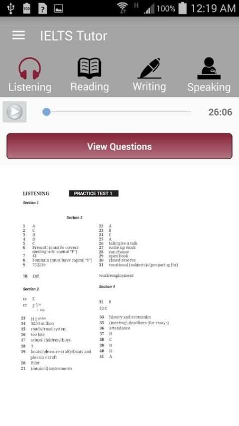 IELTS Tutor скриншот 3