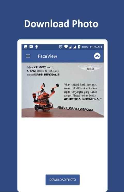 FaceView Lite (Facebook) скриншот 2