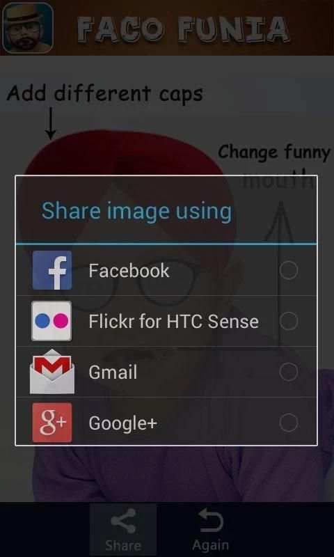 Faco Funia - Face Changer скриншот 1