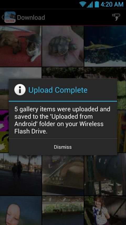 SanDisk Wireless Flash Drive स्क्रीनशॉट 10