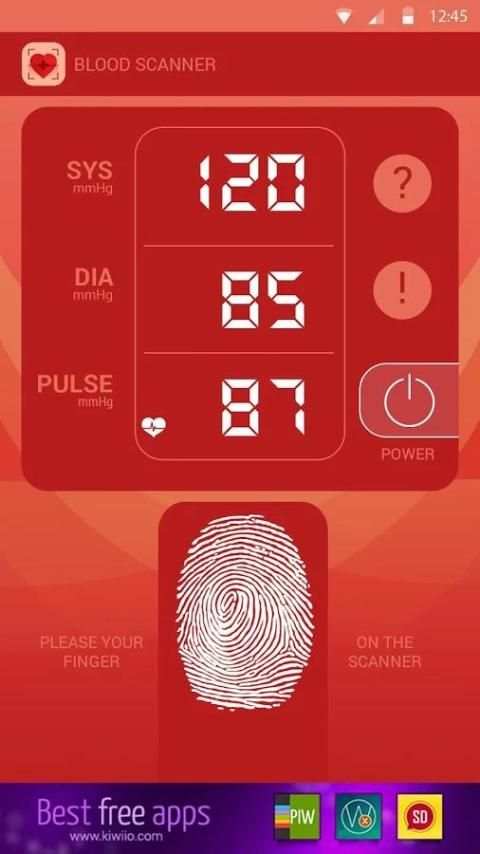 Escáner presión arterial prank 2 تصوير الشاشة