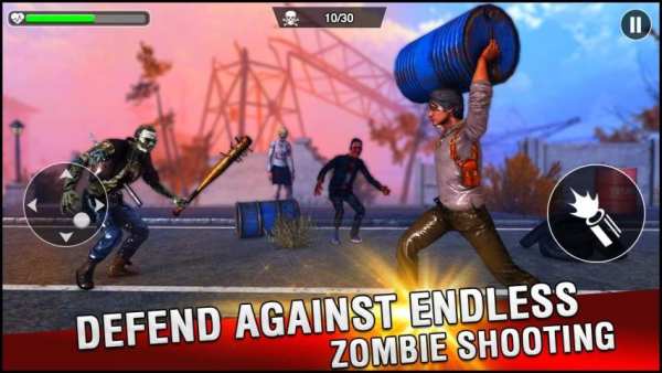 Penembakan zombie permainan:permainan zombie nyata screenshot 8