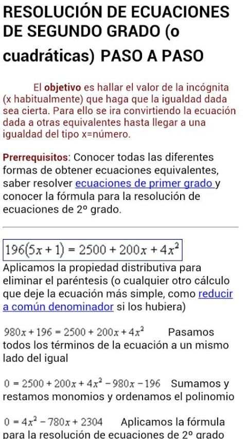 Matemáticas paso a paso screenshot 8