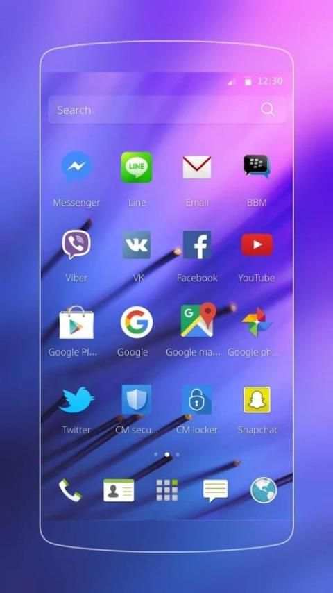 Tema untuk HTC Telepon screenshot 3