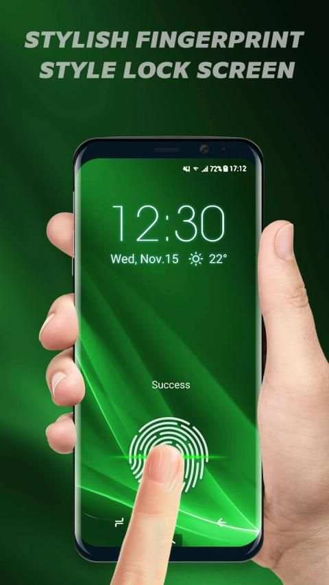 Fingerprint lock screen for prank--Touch ID screenshot 1